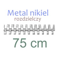 MENR  75cm zamek metal. NIKIEL rozdz.    WYBÓR KOLORÓW